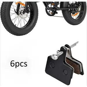 6 pieces mountain bike brake pads to the electric bicycle road bike brake pads friction pads
