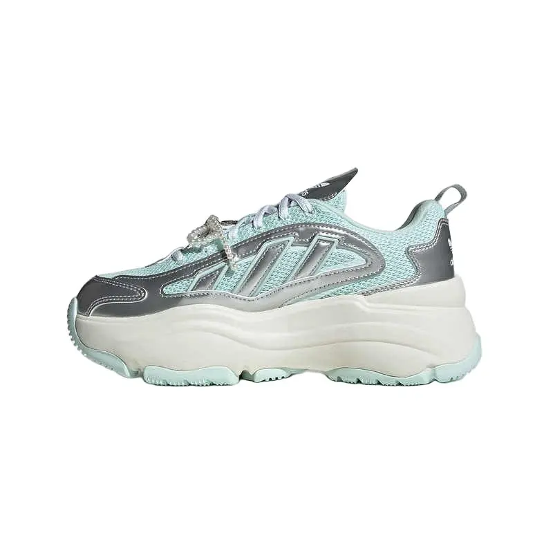 adidas Originals Ozgaia Fabric Synthetic Leather Soft Comfortable Non-Slip Wear-Resistant Low-Top Dad Shoes JS1661