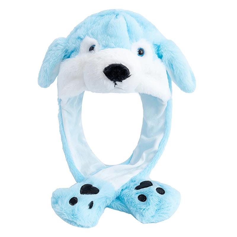 New Style Unisex Funny Ear Hat Animal Elephant Couple Cute Ear Moving Up Cap Men Women Rabbits Ears Plush Winter Lovely Hat ﻿