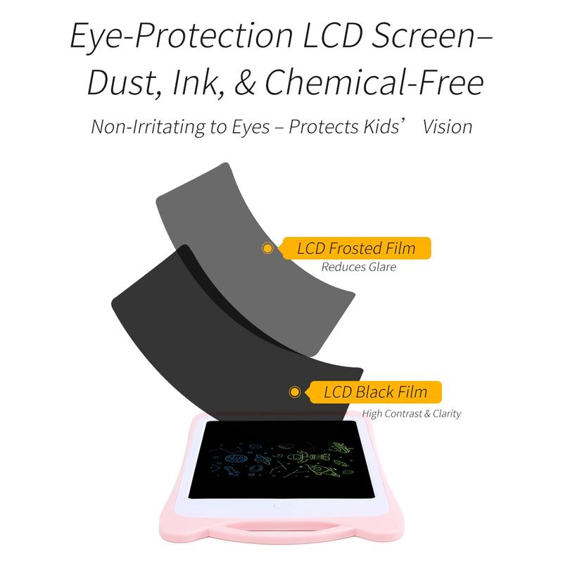 Cartoon Multi-Purpose Erase Board, Math Calculation Practice, LCD Writing Tablet, Kids Travel Game Activity, Reusable Dust-Free Inkless One-Click Erase Cartoon Multi-Purpose Erase Board, Math Calculation Practice, LCD Writing Tablet, Kids Travel Game Activity, Reusable Dust-Free Inkless One-Click Erase