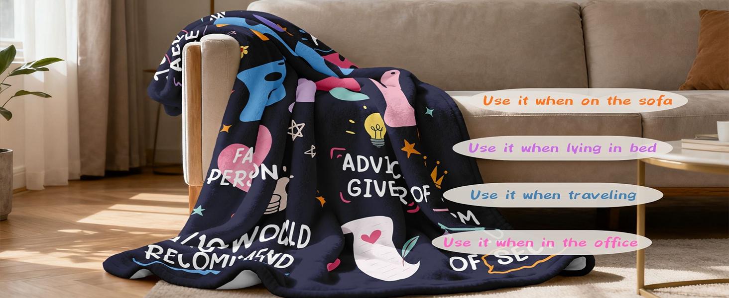 Work Bestie Gifts, Friendship Gifts for Women Coworkers, Appreciation Present for Friend Sister Coworker, Thank You Office Gifts for Coworkers, Work Besties Present for Women Blanket 50" X 60"