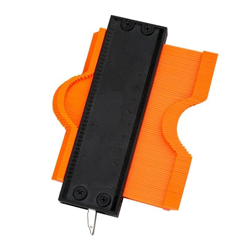 Contour Gauge, Adjustable Locking Contour Gauge, Hand Measuring Tool for Precisely Copying Irregular Shape, DIY Woodworking and Welding Projects Tool