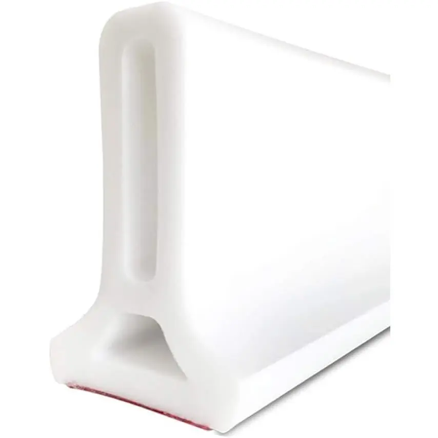 Duzzy 67 Inch Collapsible Shower Water Dam, Shower Stopper Barrier Retention System, Keeps Water Inside Threshold, Wet & Dry Separation, Suitable for Bathroom and Kitchen