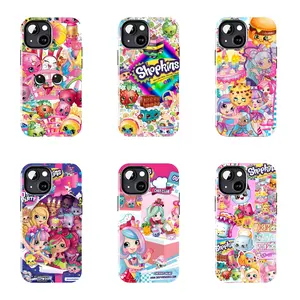 Shopkins Characters Collage Phone Case Suitable for iPhone 17-11 Pro Max/Plus and  Samsung Galaxy S23-25