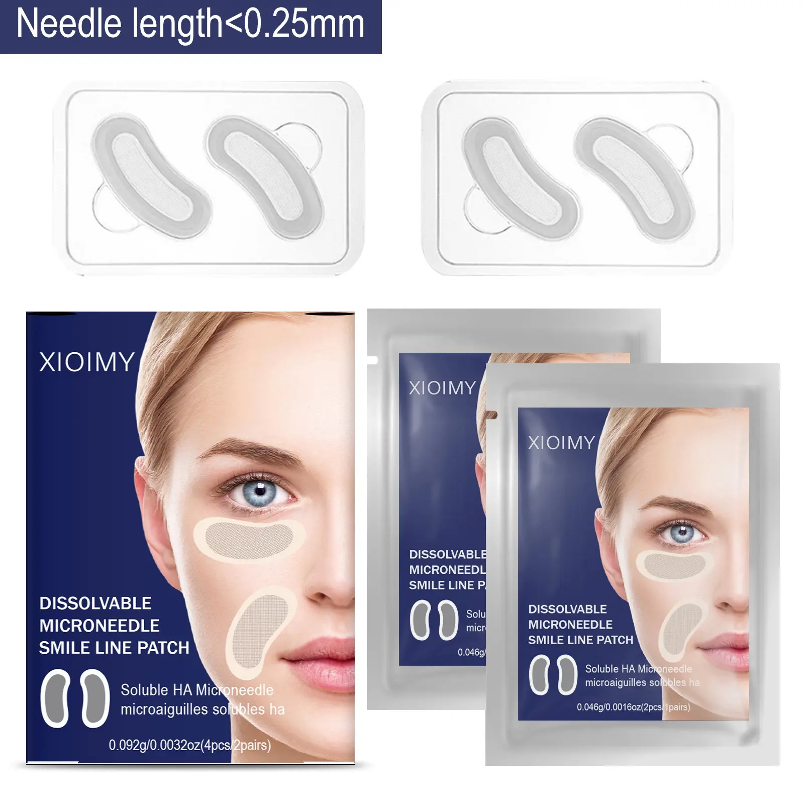 4pcs Microneedle Eye Treatment Mask, Eye Tightener with Hyaluronic Acid, Retinol & Collagen, Strong Moisture, Moisturizing, Hydrating, Tightening Skin, Firming, Glow Boosting, Micro Needle Patches