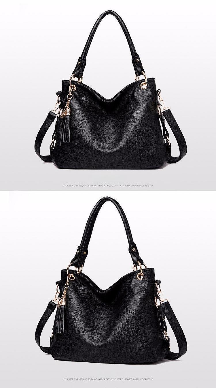 BIGWIG New Flow Speed Women's Handbag, Genuine Leather Tote Bag, Work Shoulder Bag, Large Luxury Design