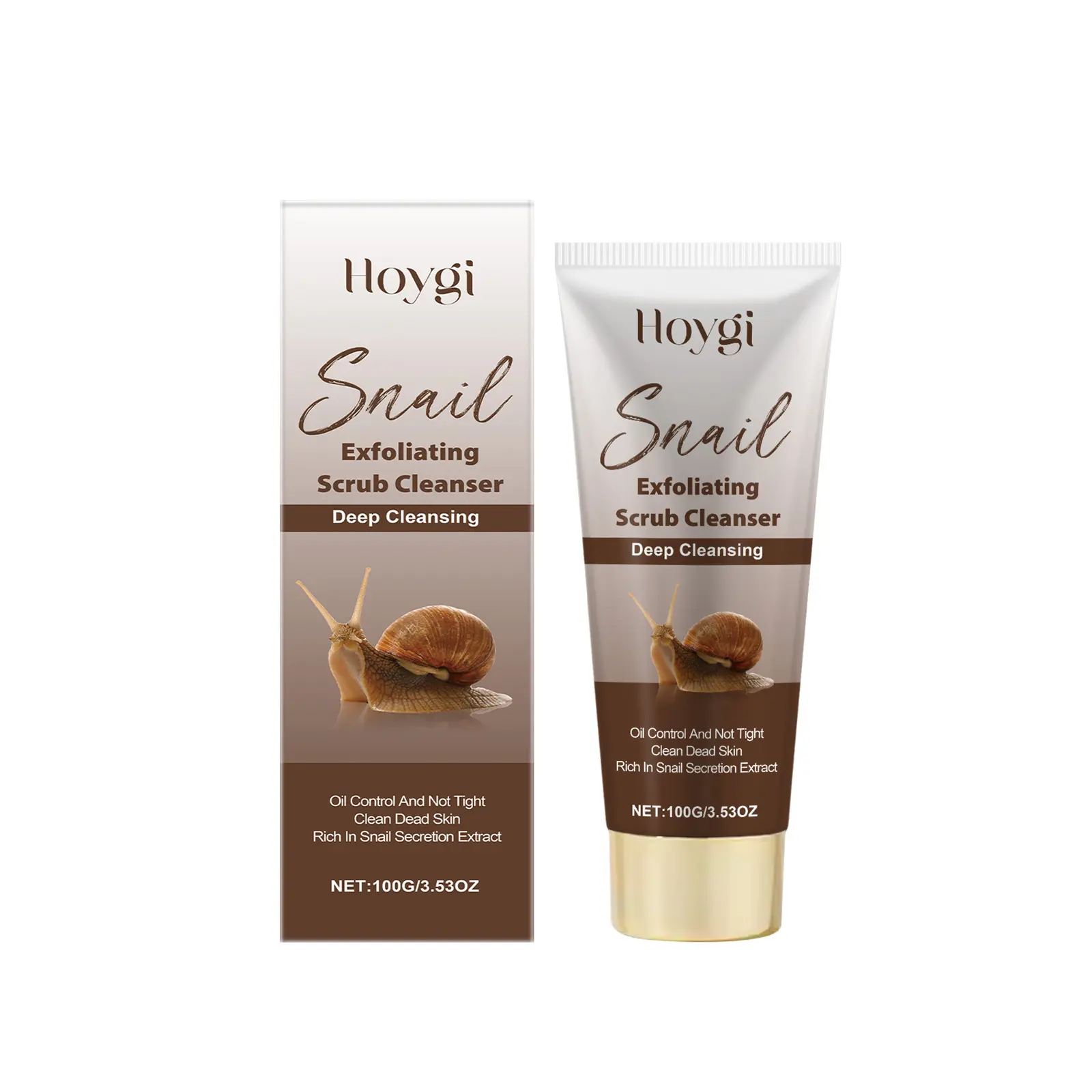 Snail Mucin Moisturizing Foam Facial Cleanser (Regular Edition) with Amino Acid & Squalane, Skin-Friendly Gentle Oil Control Face Wash for Sensitive Skin Types, Daily 100g Nourishing Antibacterial Skincare, Non Toxic