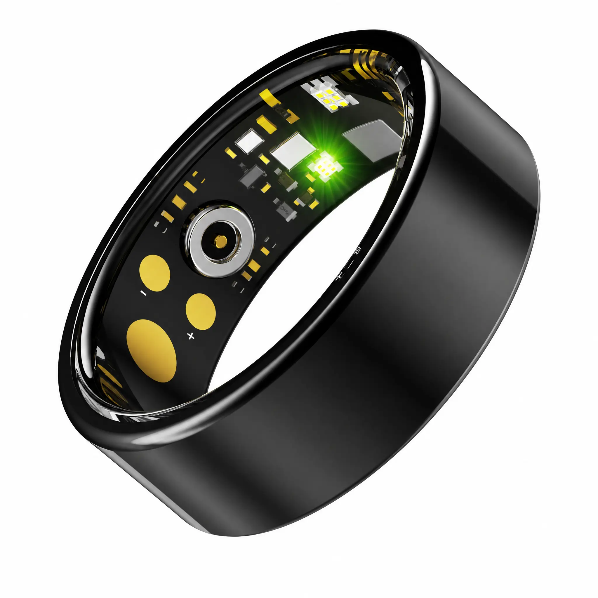 Unisex Size Wearable Smart Health Ring Fitness Tracker, Heart Rate Track, Sleep & Stress Monitoring, Activity Tracking, IP68 Waterproof, Long-Lasting Battery, No Subscription Fees, Compatible with iOS & Android (Ideal for Gifting, Home & Party Supply Use)