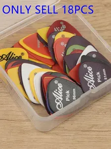 18pcs/50pcs 100D Guitar Pick Set, High-quality ABS Material Pick, Durable, Diverse Colors, Suitable for Acoustic Guitar, Electric Guitar and Bass, A Gift for Guitar Lovers, Accessories