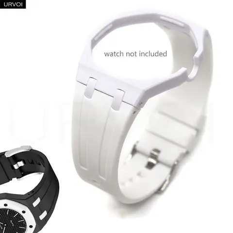 URVOI Case Band Watch Straps for Swatch x AP Royal Pop Pocket Watch switch to Wristwatch design Modification Accessories wearable silicone strap (Band Only)