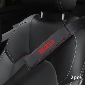 For Sparco 2pcs Car Seatbelt Protectors, Combining Functionality and Style, Shoulder Protector, Batch Number A19961208
