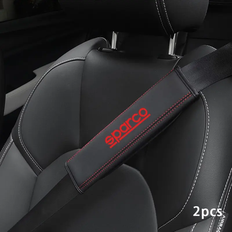 For Sparco 2pcs Car Seatbelt Protectors, Combining Functionality and Style, Car Interior Accessory, Shoulder Protector, Auto Accessories Interior, Batch Number A19961208