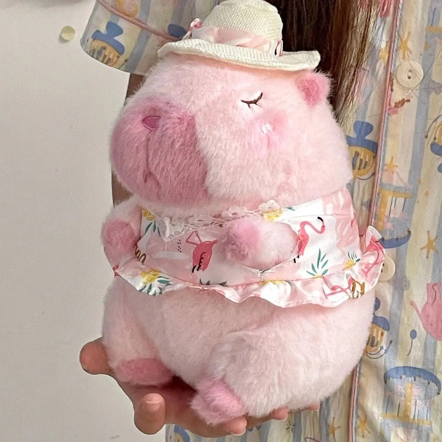 23cm Simulation Capybara Plush Toy, Cute Dolls, Soft Plush Anime Fluffy Stuffed Animal, Ideal for Christmas Thanksgiving Gifts