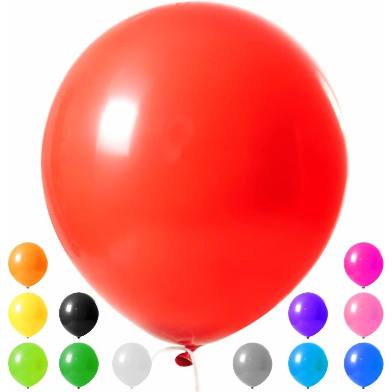 15 PCS Large 36" Assorted Rainbow Latex Balloons - Helium-Compatible, Toys & Hobbies Sports Outdoor Play Sports Toys, for Wedding, Birthday Party Decorations