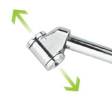 10-120 PSI Heavy Duty Tire Pressure Gauge with Inflator Air Chuck with Pressure Gauge with 4 Way Tool and Valve Cores Air Compressor Attachments Tire Inflator Nozzle for Car Automotive Truck