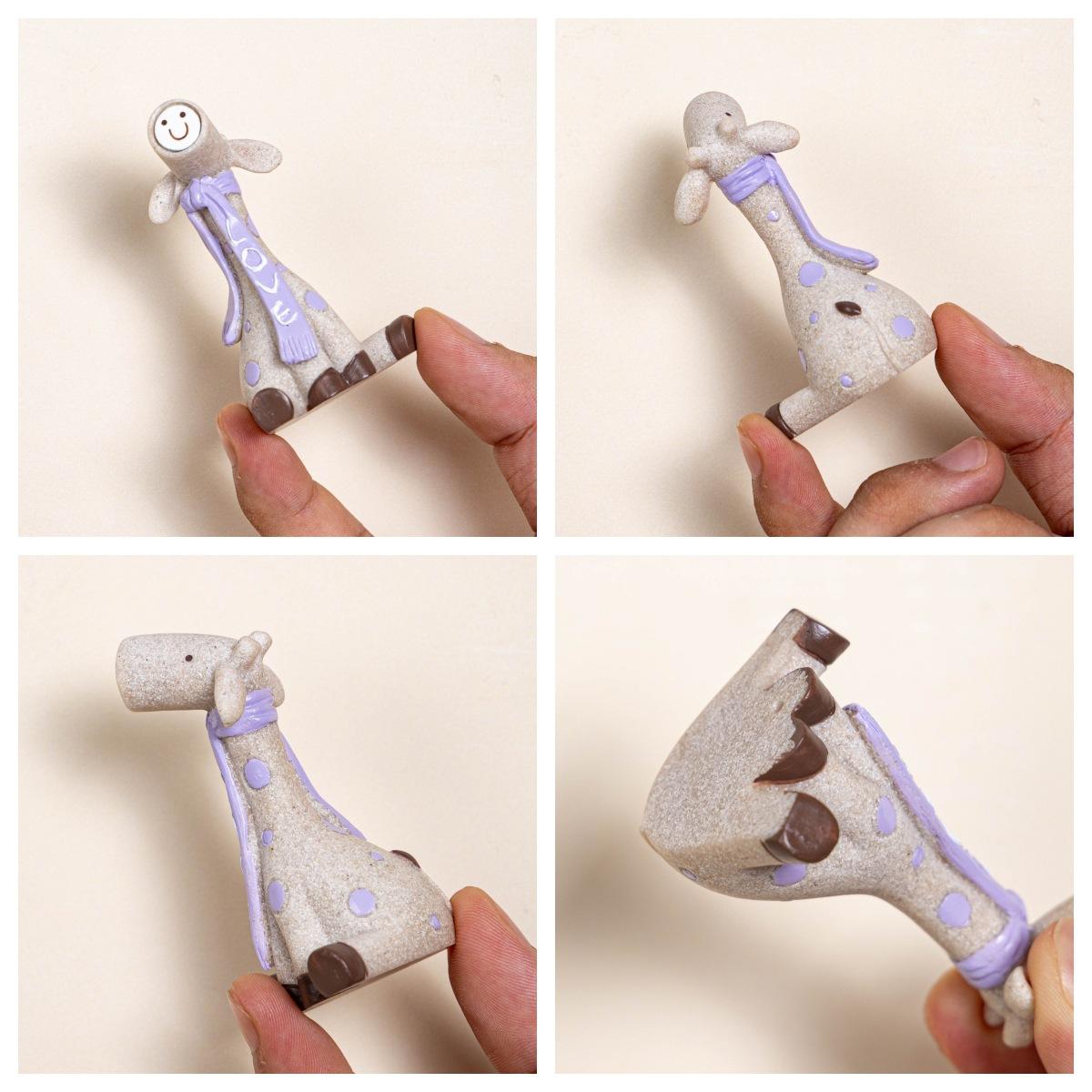 Resin Desk Organizer Sunglasses Holder Pen Stand Eyeglass Display Piggy Bank Home Office Decor