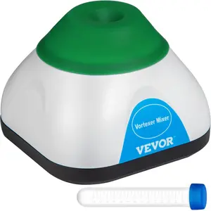 VEVOR Vortex Mixer, 3000RPM Mini Vortex Mixer Shaker, Touch Function Scientific Lab Vortex Shaker, Mix Up to 50ML, 6mm Orbital Diameter for Test Tube, Tattoo Ink, Nail Polish, Eyelash Adhesives, Paint