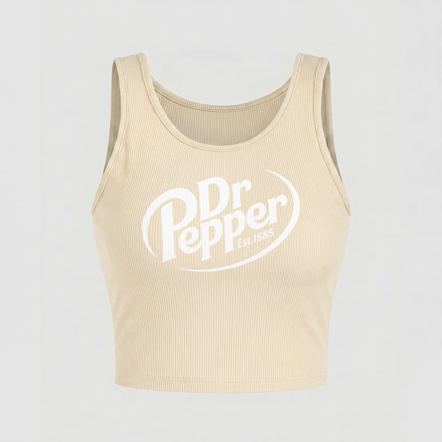 Women’s Casual Graphic Tank Top, Letter Print Sleeveless Crop Camisole for Summer, Soft Stretch Scoop Neck Fitted Vest Shirt, Trendy Basic Top for Daily Wear, Travel, Workout and Weekend Outfits