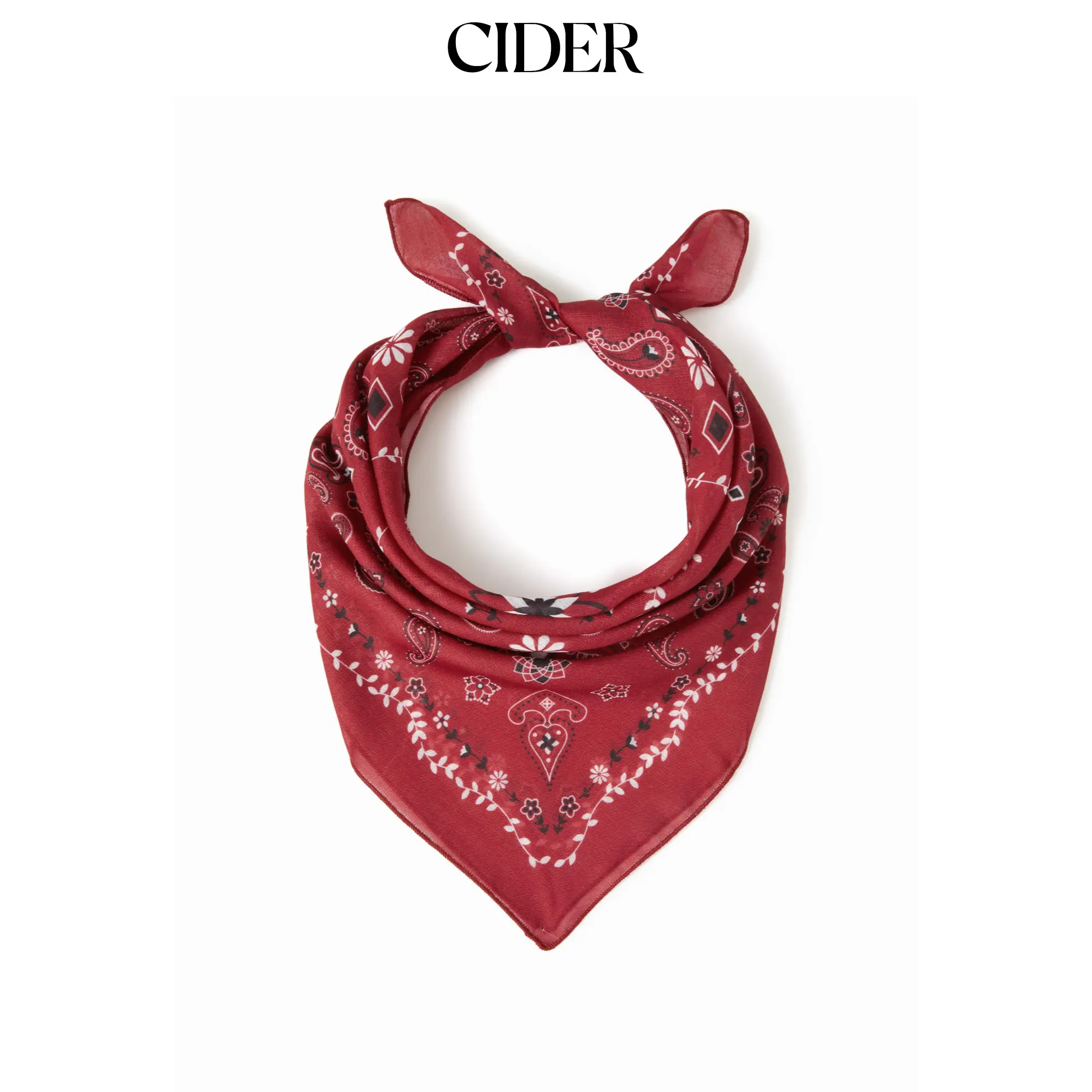 Cider PAISLEY SQUARE HEADSCARF