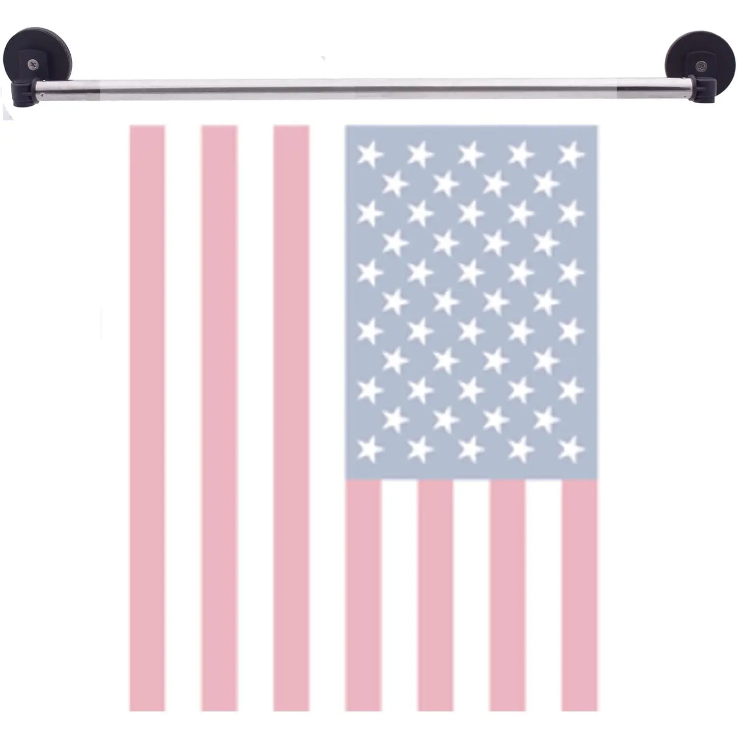 Garden Flag Hanger Adjustable Flag Holder Banner Pole  The Metal Door or Ferrous Surface, or White Board 15" to 29"