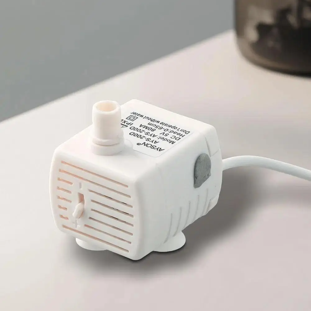 200L/H 2W Mini Submersible Pump USB DC 5V Pet Water Ultra-quiet DR-DC160 Water Pump Dispenser Brushless Water Pumps Motor G3V0