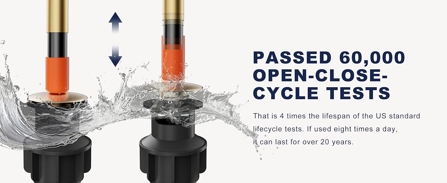 SSREEZNX Waterfall Faucets Brushed Nickel, Sink Faucet 3 Hole, Widespread Sink Faucet with Pop-up Drain and Line for SSREEZNX Waterfall Faucets Brushed Nickel, Sink Faucet 3 Hole, Widespread Sink Faucet with Pop-up Drain and Line for