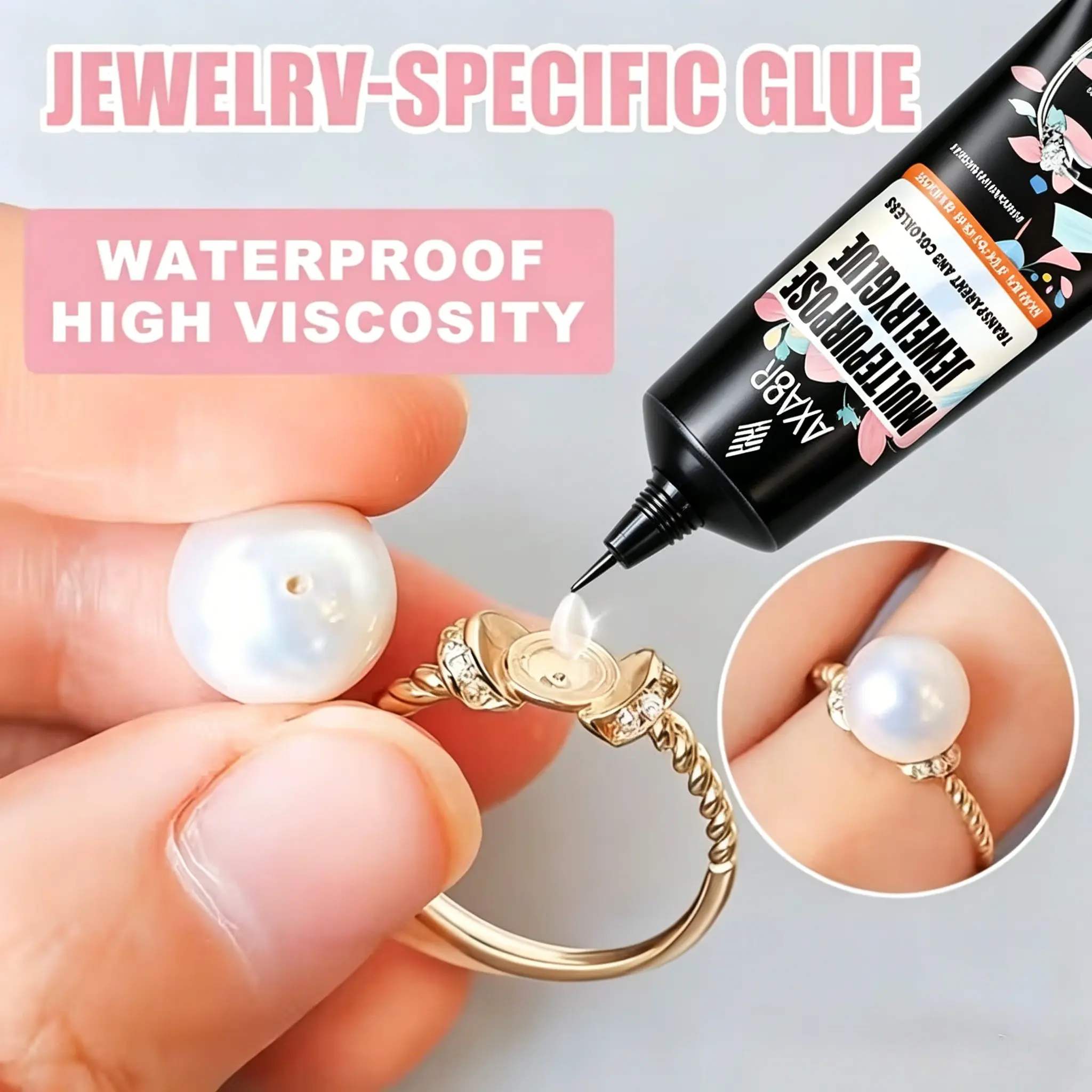 pc/2pcs Multi-functional UV Resin Glue, ideal for jewelry DIY and shoe repair. It features solvent resistance, anti-yellowing property and high gloss.