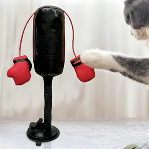Interactive Cat Boxing Sandbag Toy with Suction Cup, Fun Small Cat Play Toy, Stress Relief Pet Entertainment Toy, Engaging Cat Activity