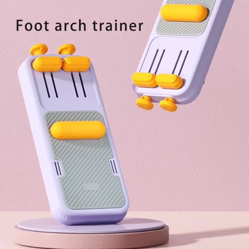 Foot Arch Trainer, Multi-Functional Foot Exercise Device, Adjustable Dual Spring, Strength Training, Massage, Foot Care