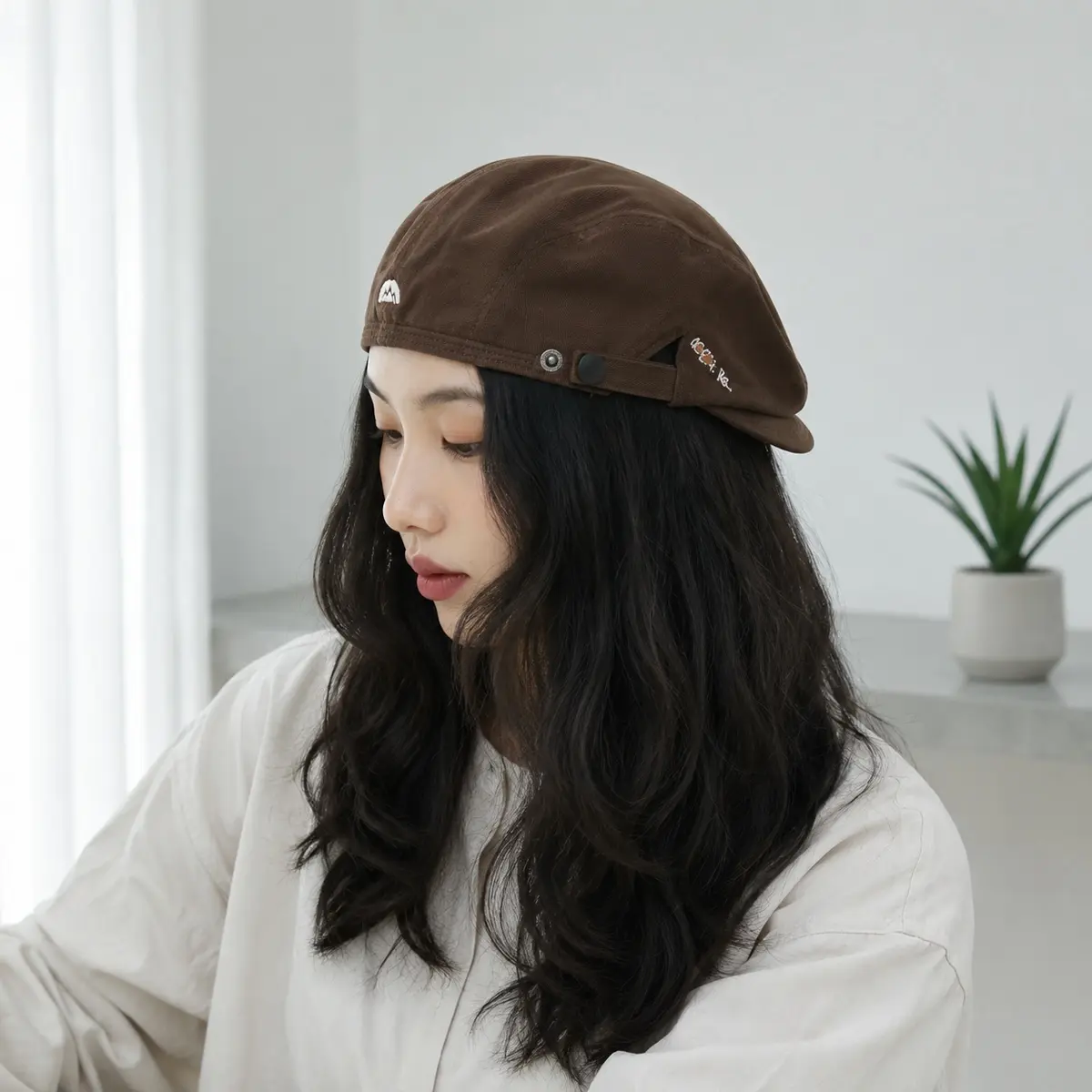 2026 Spring-Summer New Reversible Unisex Vintage Newsboy Cap - Pure Cotton, 2-Sided Use, Reversible Look, for Sports & Outdoor Activities, Casual Wear, Two-Sided Use