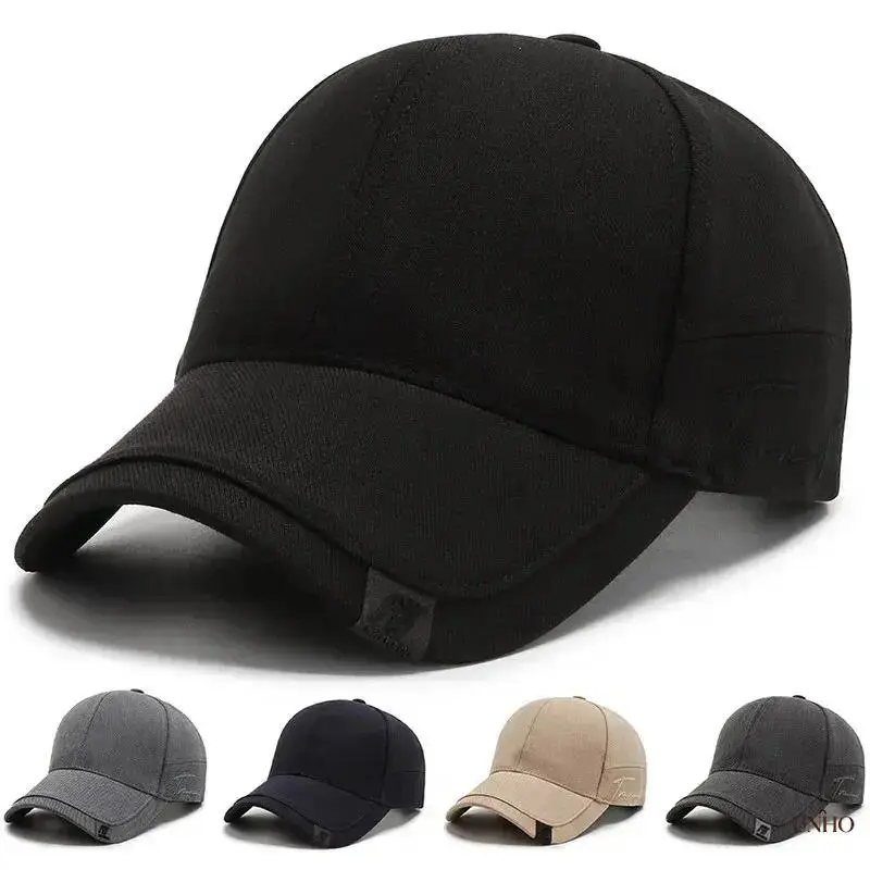 Men’s Minimalist Snapback Hat - Lightweight, Breathable, Adjustable Outdoor Sun Shield Cap, Durable Easy-Care Casual Headwear for Men