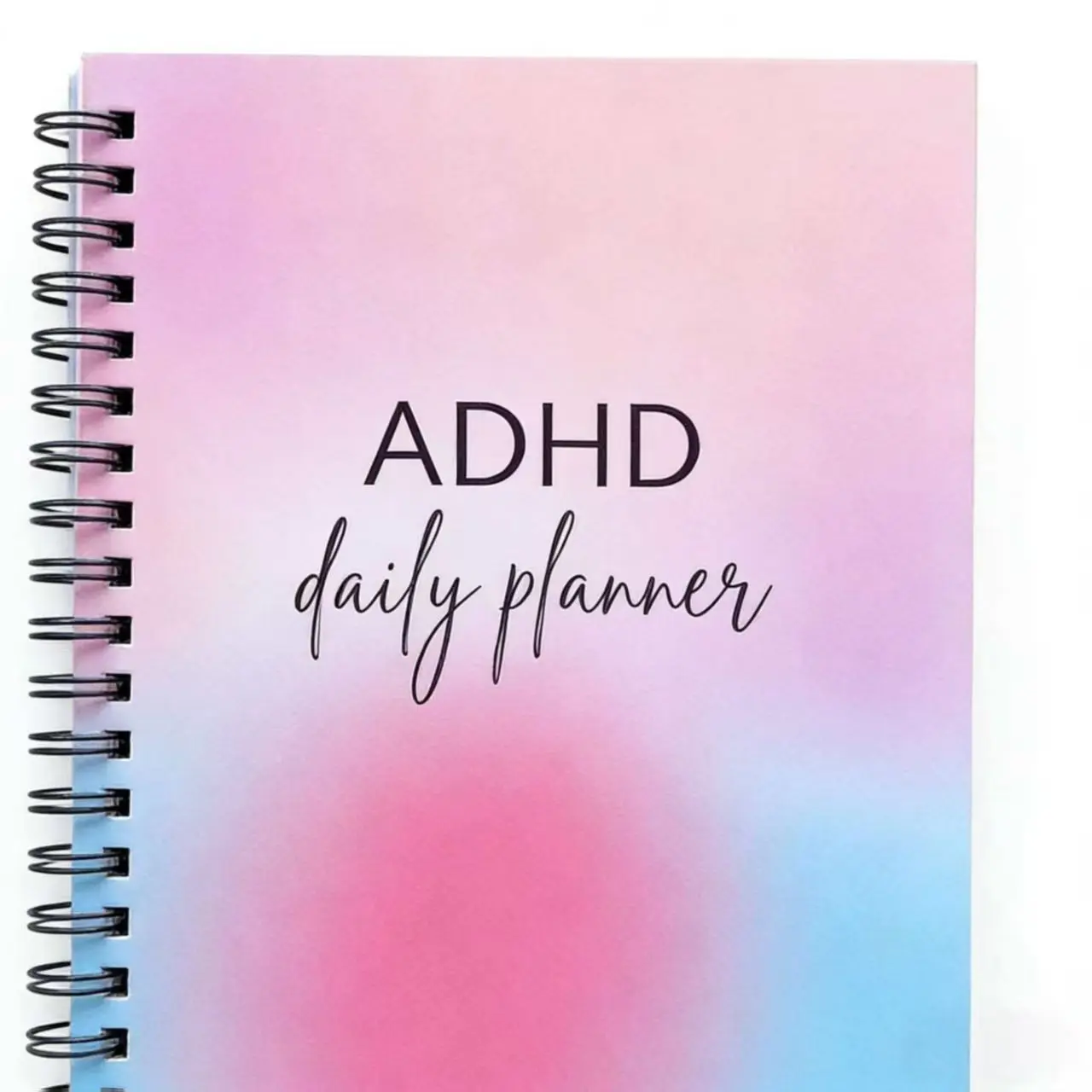 Adhd Daily Planner Notebook, Rainbow Cover Journal, Productivity Planner, Organize Your Day Efficiently, Perfect for Adhd Management, Stylish & Functional