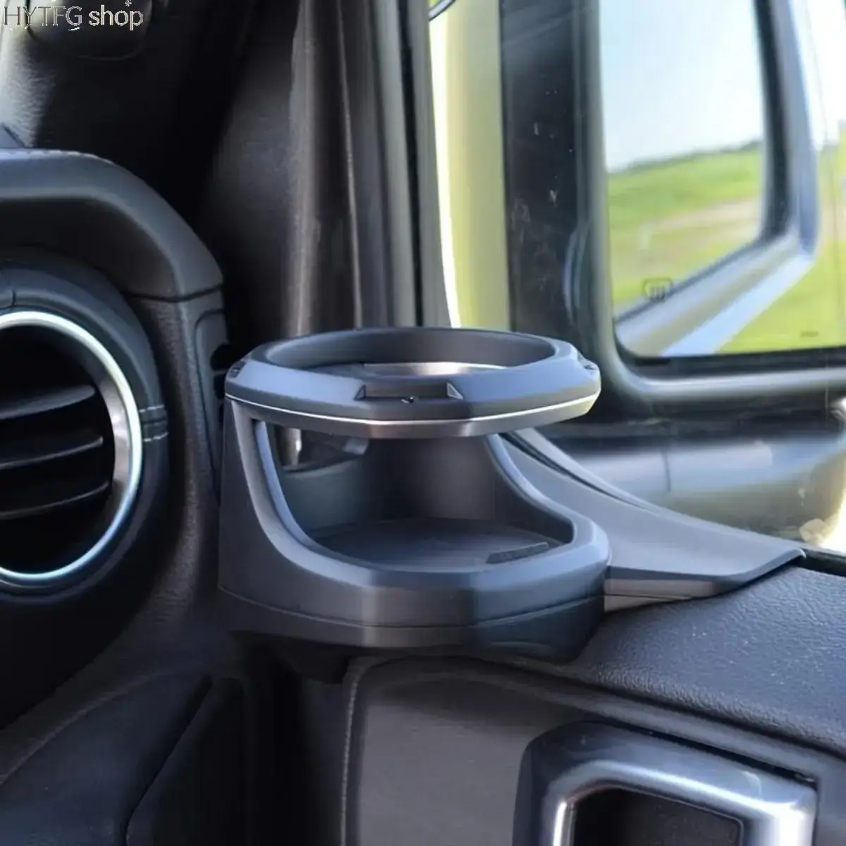 Durable ABS Car Cup Holder Insert, After‑Market Auto Interior Organizer, Side‑Mount Drink Cup Storage Bracket, Stable Beverage Holder for Vehicle Console, Backseat & Cabin Stowing, Practical Upgrade Accessory for Daily Driving