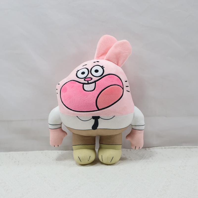 New World Of Gumball Darwin Plush Doll Cartoon Banana Joe Anais Richard Nicole Plushie Kawaii Soft Decor Pillow Toy Kids Gift