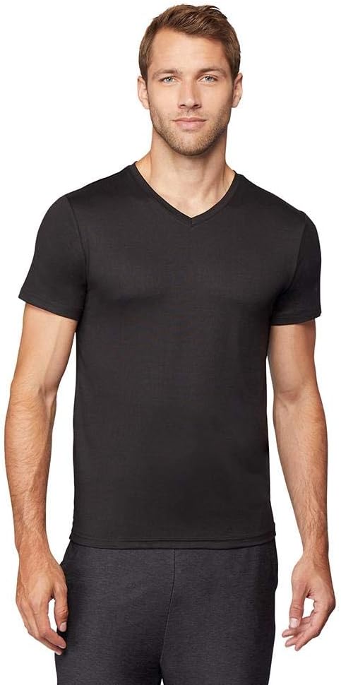 Men's Cool Classic Vneck T-Shirt |       Anti-Odor |       4-Way Stretch |       Moisture Wicking