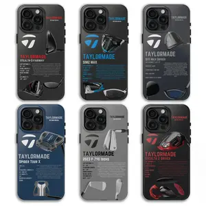 TaylorMade Golf Phone Case – Golf Club-Style Protective Case – Golf-Themed Gift – Compatible with iPhone 11–17 Pro Max/Plus Series and Samsung Galaxy S23– Series