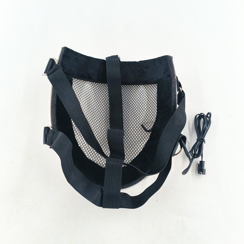 Japanese Anime Cosplay Face Mask Neon High Rise Invasion Mask LED Glowing Mask Sky invasion Masquerade Cosplay Prop