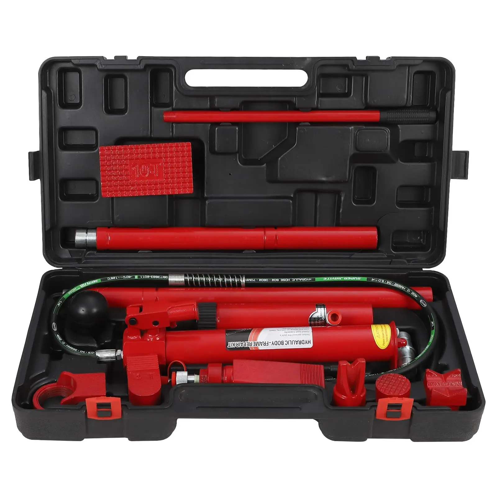 GARVEE 12 Ton Porta Power Kit, Hydraulic Body Frame Repair Ram Tool Set with Case
