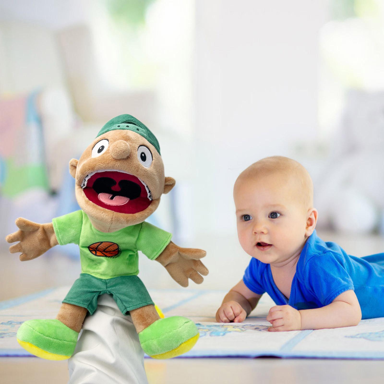 Soft Plush Toy Hand Puppet For Play House, Mischievous Funny Puppets Toy With Working Mouth,Kid's Gift For Birthday Christmas Soft Plush Toy Hand Puppet For Play House, Mischievous Funny Puppets Toy With Working Mouth,Kid's Gift For Birthday Christmas