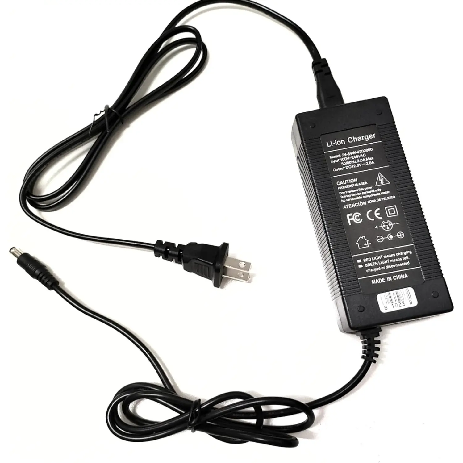 [Verified Fit] 42V 2A Sports Outdoor 100V-240V AC~50/60Hz Charger for 36V iScooter, isinwheel - Compatible with iScooter i9, i9 Pro, i8, i8L, isinwheel U1, M10, S9 Pro, S9 Max - Teens-Friendly All Seasons Replacement for Gotrax, Hiboy 42V Chargers