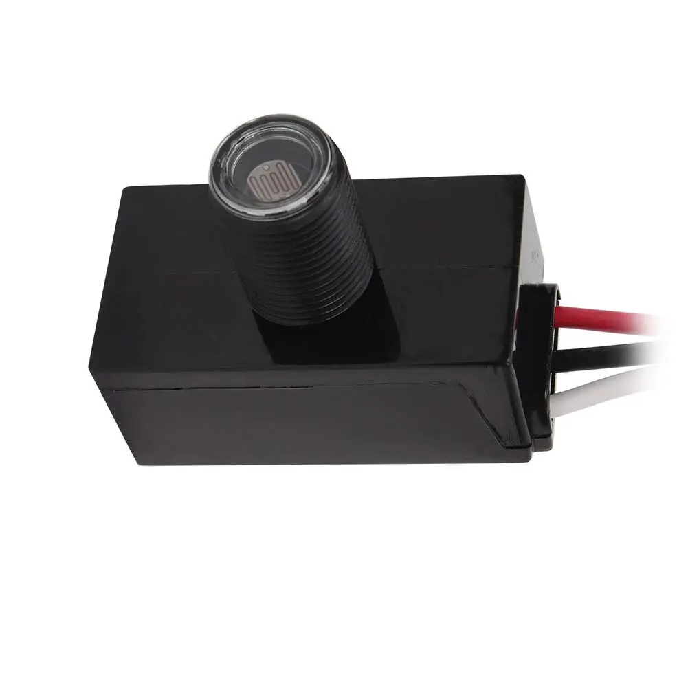 1 Pack Outdoor Photocell Light Sensor, Photo Control Sensor,Auto  Off Hard-Wired  Eye Light Control,Photoelectric  Sensor for Lighting Fixtures