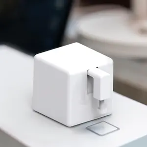 Smart Finger Robot, Smart Switch Button, Touch Mode Button, On Off Control, Batteries Powered Rechargeable Smart Finger Robot that Can Be Timed to Start and Controlled by Mobile Phone, Suitable for Alexa, Google Home, Smart Life App