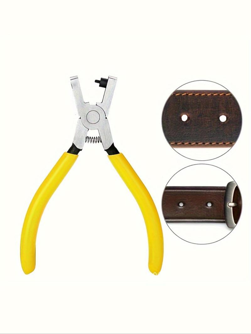 Watch Band PU Leather Hole Punch Plier, Universal 2.0mm Hand Strap Wrist Belt Puncher Pliers, Smooth Hole Puncher, Suitable for Thin Belts, Dog Collars, Shoes, Craft Projects