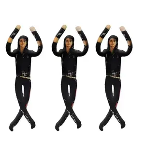 2026 Anime Michael Jackson Cosplay Prop Doll Plush Stuffed Figure Dolls Room Decoration Abstract Joint Mobility Props Gift