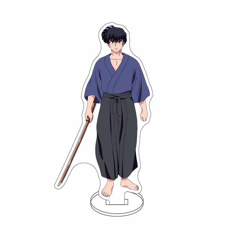 NEW 15CM Ranma 1/2 Acrylic Stand Figure Tendou Akane Hibiki Ryoga Anime Model Plate Standing Sign HOT Cartoon Doll Bedroom