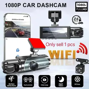Never worry about accident evidence! This 1080P front & rear dash cam with infrared night vision performs well in tunnels and pitch-black nights. The wide-angle lens broadens your recording range, and the 3.16-inch IPS screen lets you check footage instan