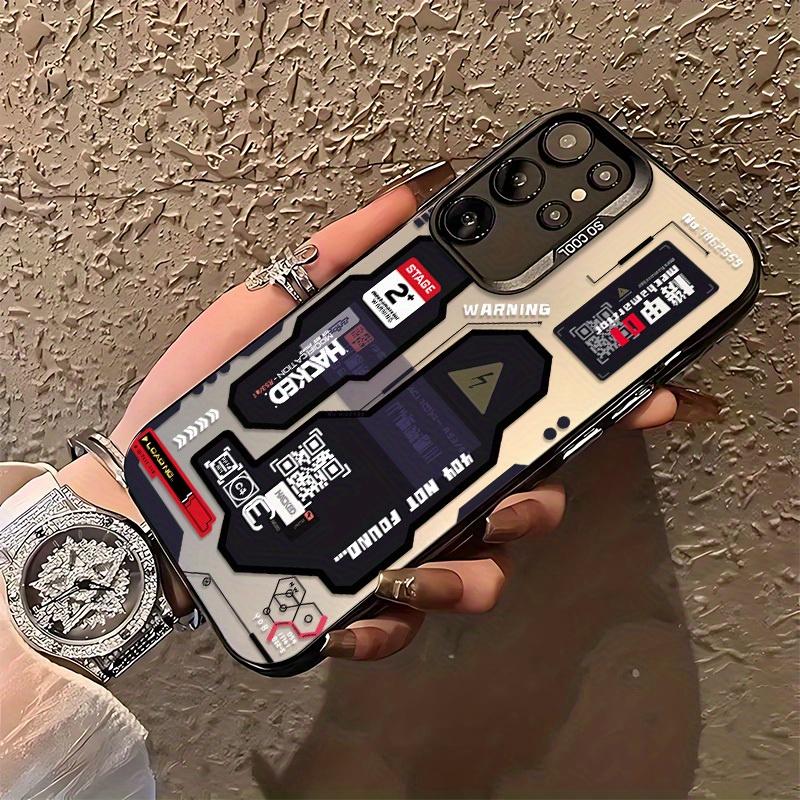 Hacker Creative Mecha Case for Samsung Galaxy S26 S25 S24 S23 S22 S21 Ultra Plus FE Iphone 17 16 15 14 13 12 11 17Air Plus Pro Promax Matte Cover