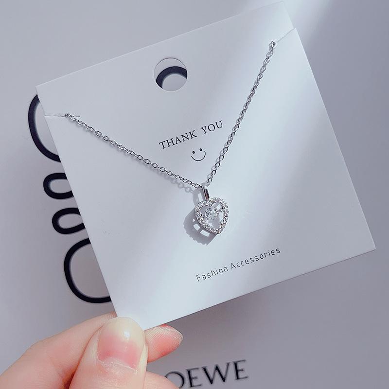 Women's Niche Design Smart Necklace, Simple Clover Pendant Clavicle Chain, Geometric Choker Jewelry