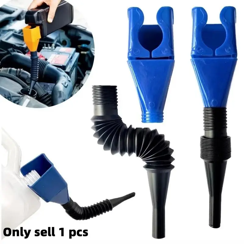 Car Fuel Funnel, Portable Fuel Funnel, Universal Car Accessories for Car Motorcycle, Versatile Workshop Equipment, Motorbike, Essential Tools, Car Repair Tools, Automotive Repair Tools, Automotive Maintenance Tools