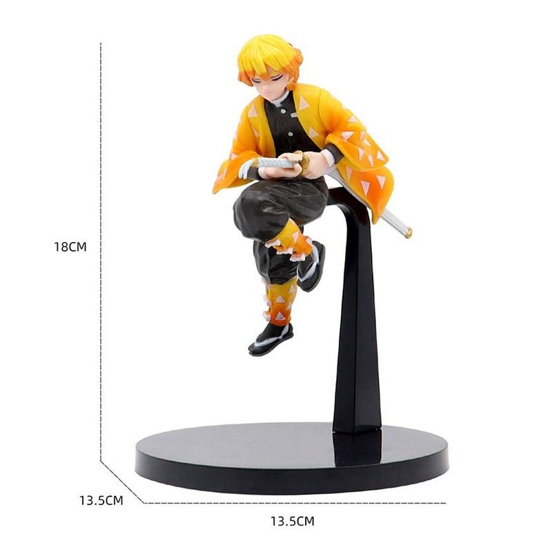 Anime Demon Slayer Kamado Tanjirou Zenitsu Figure Toys Kimetsu no Yaiba Nezuko Kamado Uzui Tengen PVC Figurine Model Dolls Gifts